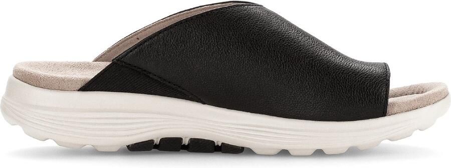 Gabor rollingsoft sensitive 66.812.67 dames rollende wandelsandaal zwart