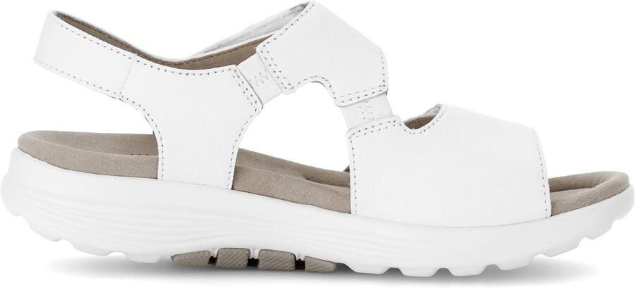 Gabor rollingsoft sensitive 66.815.50 dames rollende wandelsandaal wit