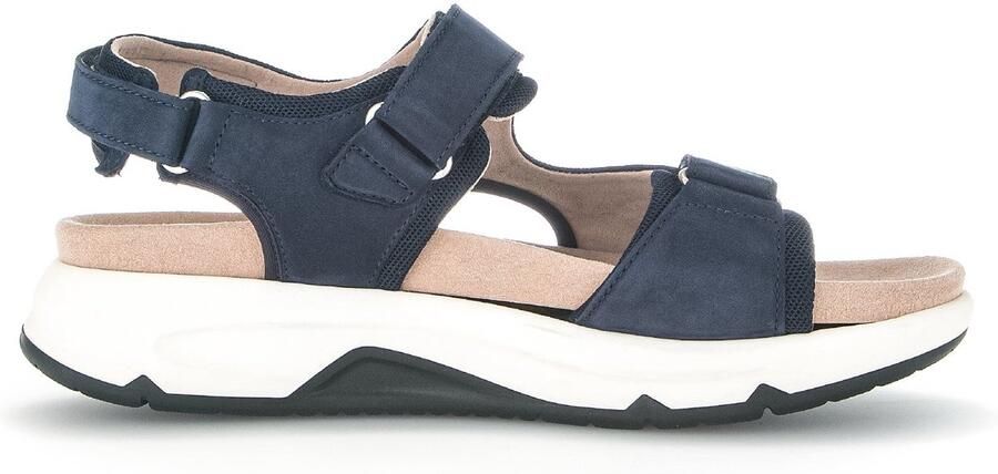 Gabor rollingsoft sensitive 66.889.36 dames rollende wandelsandaal Blauw