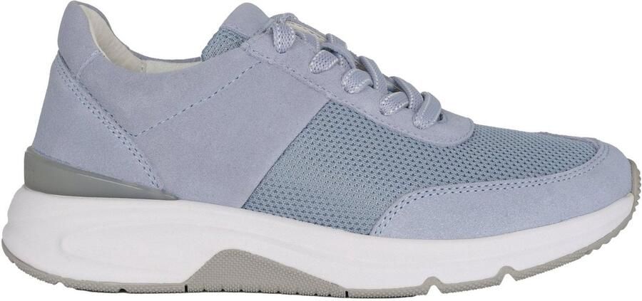 Gabor rollingsoft sensitive 66.897.26 dames rollende wandelsneaker blauw