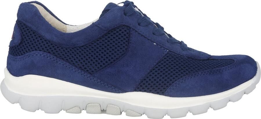 Gabor rollingsoft sensitive 66.966.36 dames rollende wandelsneaker blauw