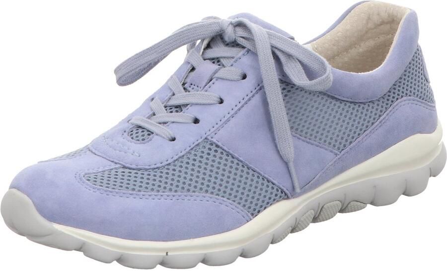 Gabor rollingsoft sensitive 66.966.66 dames rollende wandelsneaker Blauw