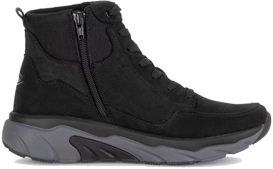 Gabor rollingsoft sensitive 76.835.47 dames rollende wandelsneaker zwart