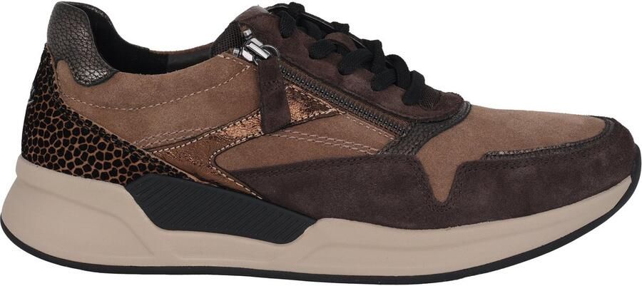 Gabor rollingsoft sensitive 76.957.45 dames rollende wandelsneaker multikleur