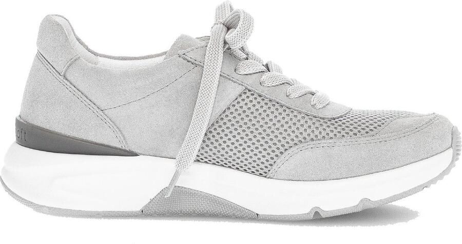 Gabor rollingsoft sensitive 86.897.40 dames rollende wandelsneaker grijs