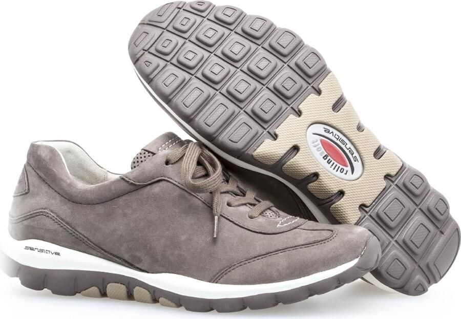 Gabor rollingsoft sensitive 86.965.31 dames rollende wandelsneaker grijs - Foto 4