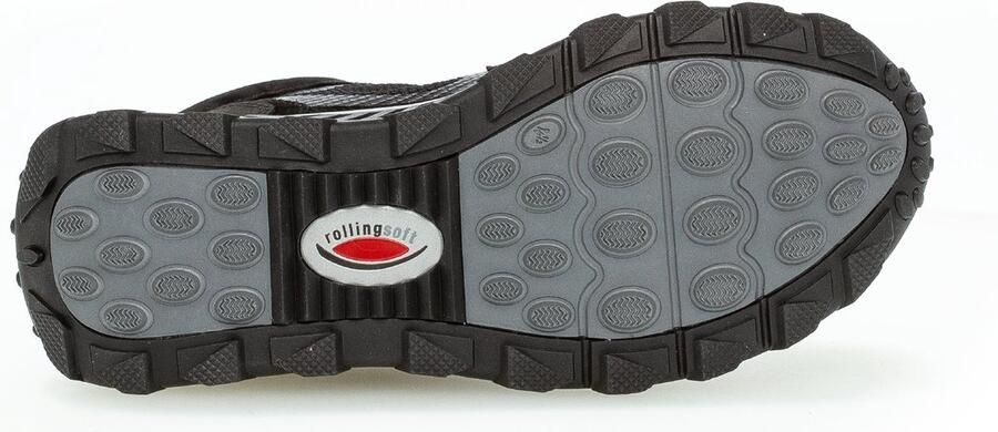 Gabor rollingsoft sensitive 96.876.47 dames rollende wandelsneaker zwart - Foto 5