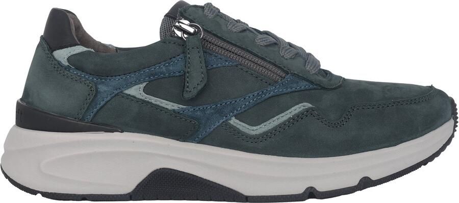 Gabor rollingsoft sensitive 96.896.43 dames rollende wandelsneaker Groen