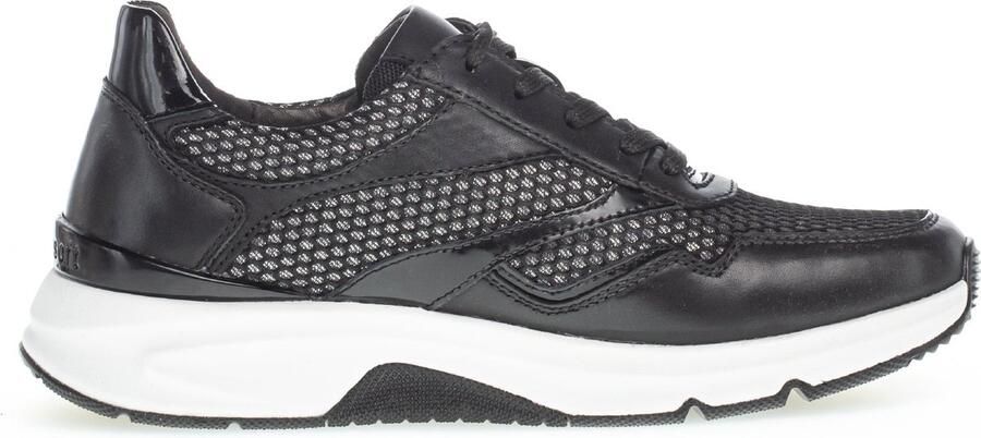 Gabor rollingsoft sensitive 96.896.57 dames rollende wandelsneaker zwart - Foto 8