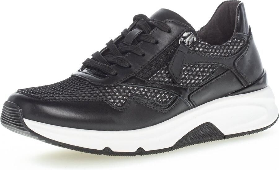 Gabor rollingsoft sensitive 96.896.57 dames rollende wandelsneaker zwart - Foto 3