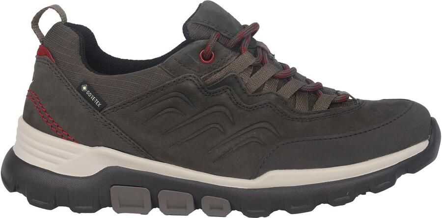 Gabor rollingsoft sensitive 96.927.25 dames rollende wandelsneaker grijs