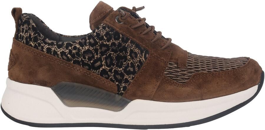 Gabor rollingsoft sensitive 96.955.81 dames rollende wandelsneaker Bruin