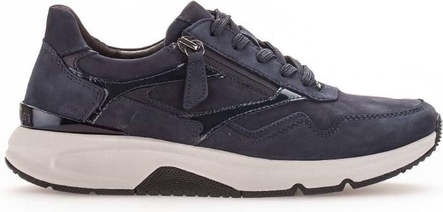 Gabor 96.896 36.896.46 Blauwe sneaker met rits - Foto 3
