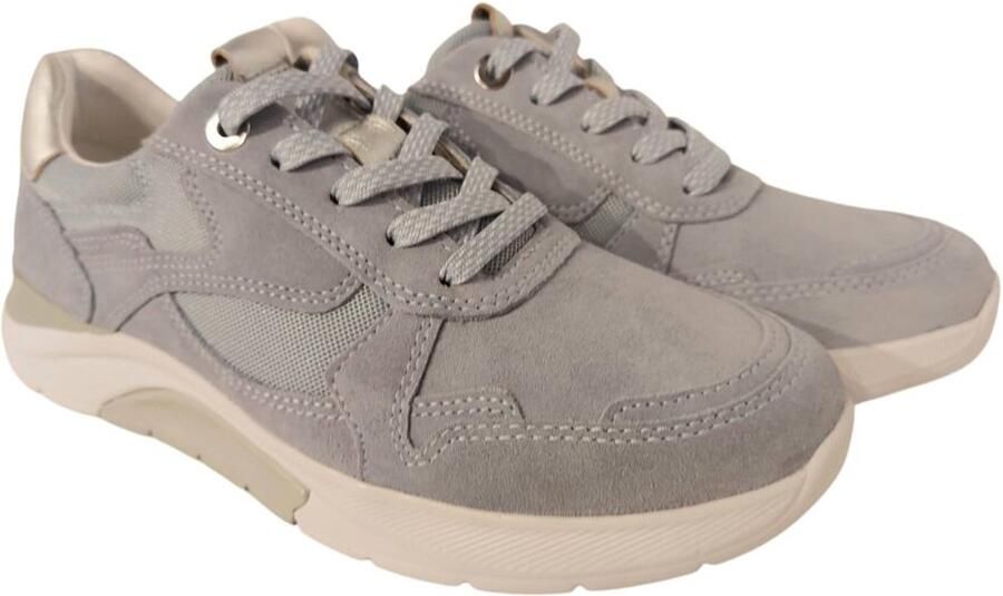 Gabor Rollingsoft Sneaker 66.925.36 Lagune Zilver Lichtblauw