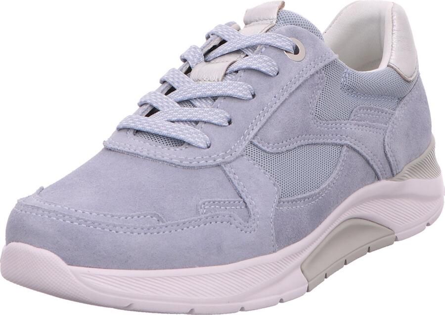 Gabor Rollingsoft Sneaker 66.925.36 Lagune Zilver Lichtblauw