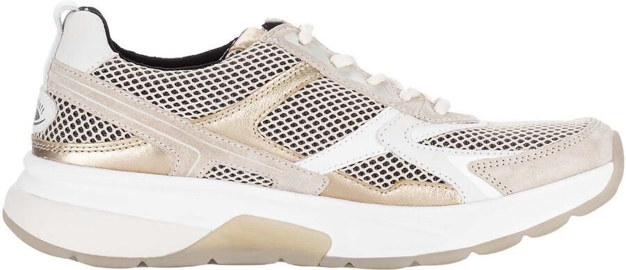 Gabor Rollingsoft Sneaker 86.848.34 Leinen Off-White