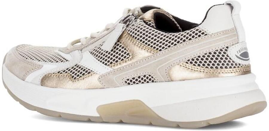 Gabor Rollingsoft Sneaker 86.848.34 Leinen Off-White