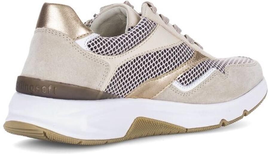 Gabor Rollingsoft Sneaker 86.896.82 Beige Wit
