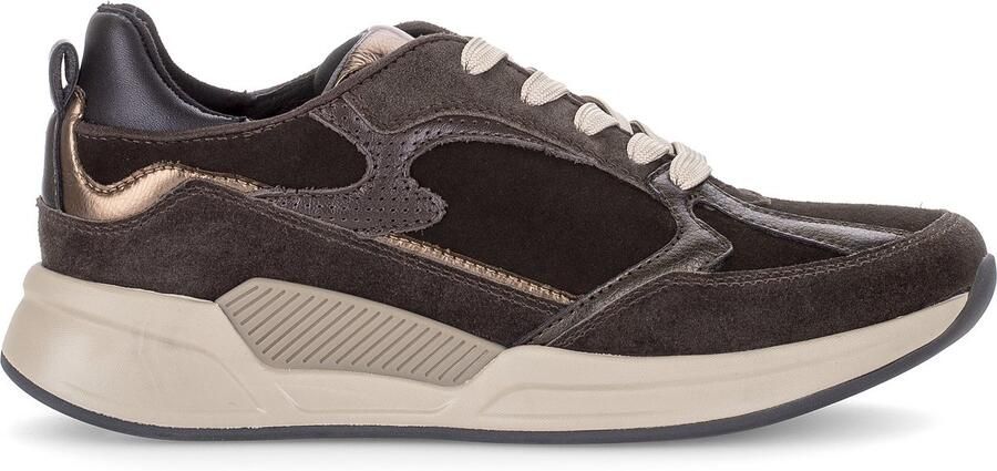 Gabor 0104.03.003 Rolling Soft Sneakers Bruin Brons Suede Dames Bruin