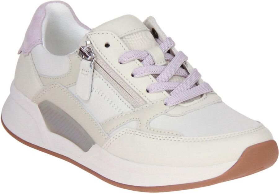 Gabor Rollingsoft Sneaker Offwhite-Roze