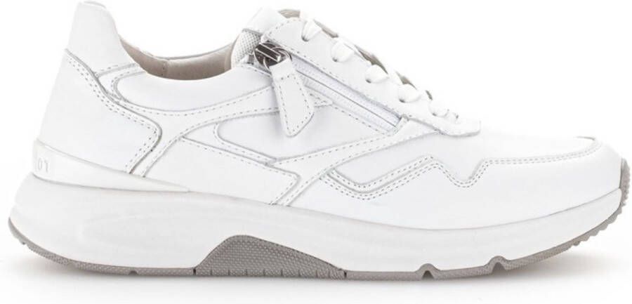 Gabor Comfortabele Rollingsoft sneaker voor dames White Dames - Foto 2