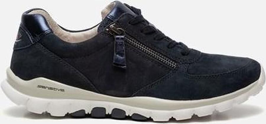 Gabor Rollingsoft Sneakers met sleehak vrijetijdsschoen lage schoen veterschoen met optifit verwisselbare inlegzool - Foto 2