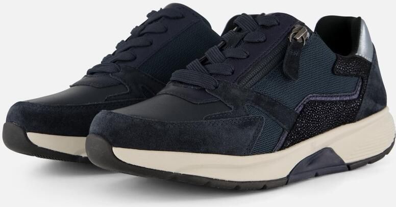 Gabor Rollingsoft Sneakers blauw Synthetisch Dames