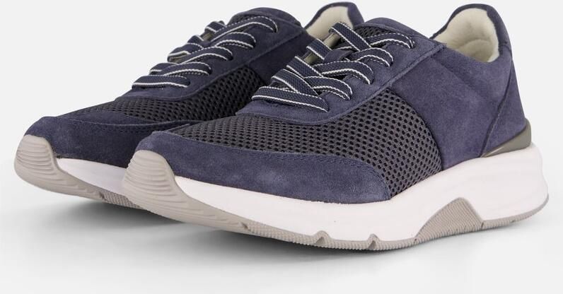 Gabor Rollingsoft Sneakers blauw Synthetisch Dames
