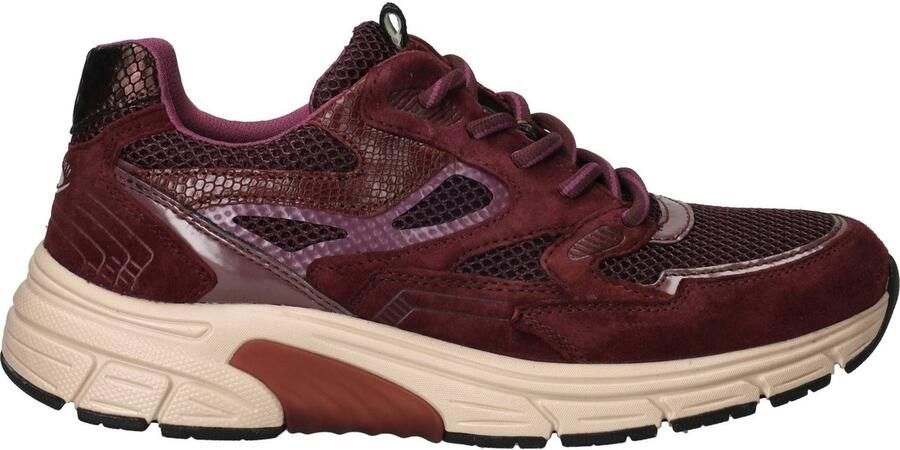 Gabor Rollingsoft Sneakers Bordeauxrood Suède - Foto 6