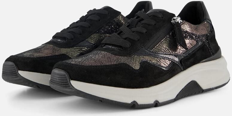 Gabor Rollingsoft Sneakers grijs Textiel Dames