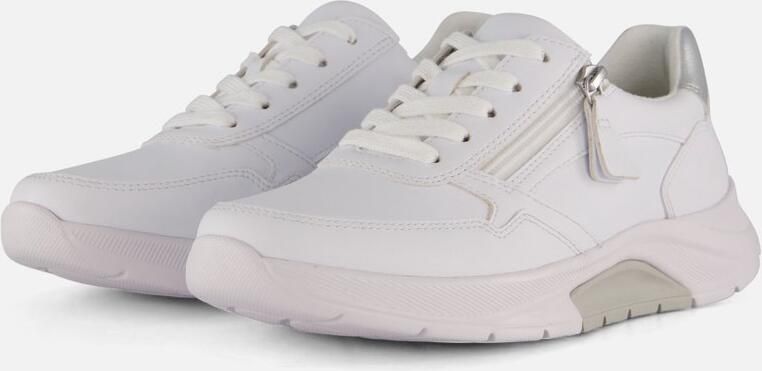 Gabor Rollingsoft Sneakers met sleehak vrijetijdsschoen lage schoen veterschoen uitneembaar verwisselbaar voetbed - Foto 3