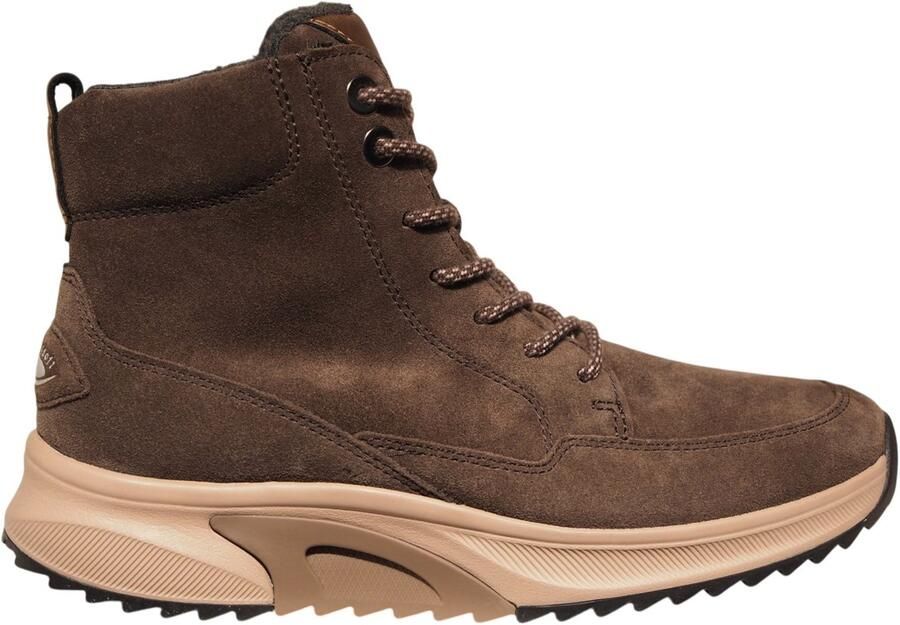 Gabor Rollingsoft Veterboot Met Rits Bruin Suede