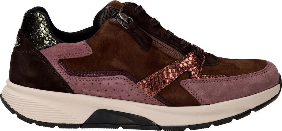 Rollingsoft Gabor Veterschoenen Laag roze