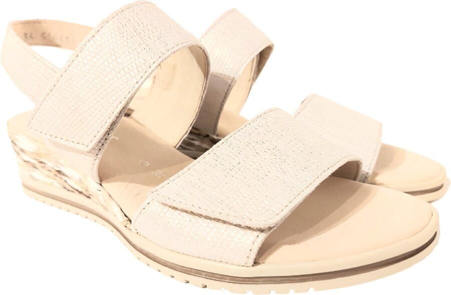 Gabor Sandaal 42.773.80 Bianco Oro Wit Goud