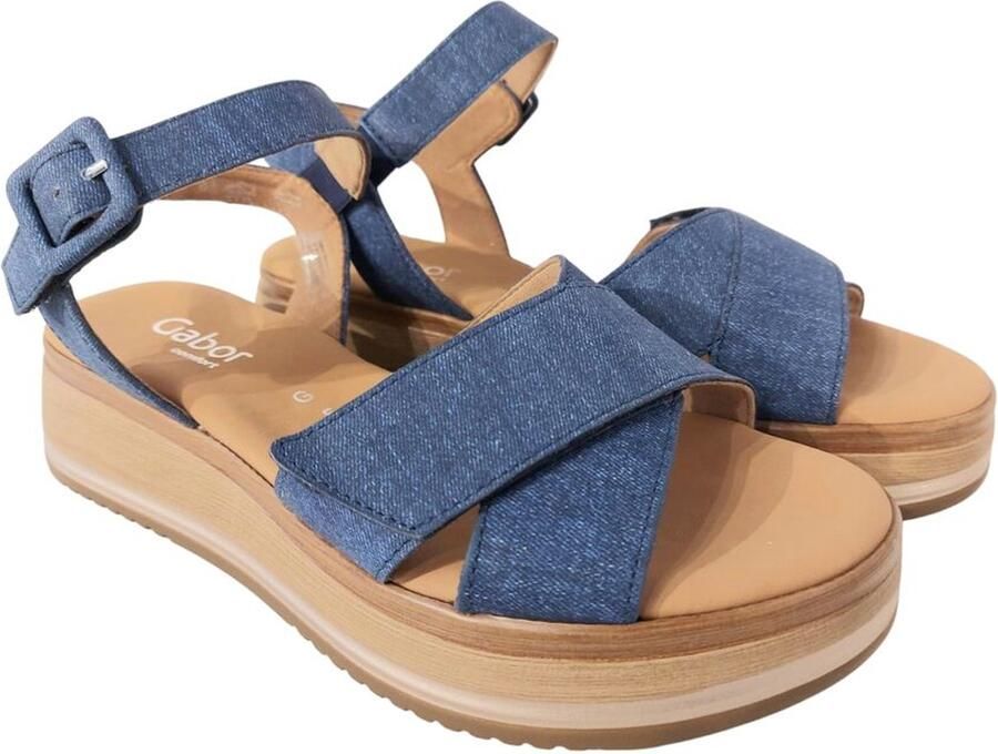 Gabor Sandaal 62.741.16 Denim Blauw