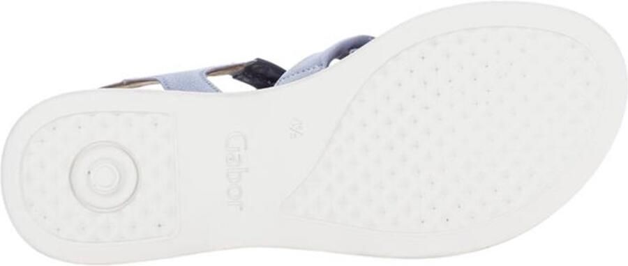 Gabor Sandaal 82.736.26 Nappa Metal Marine Blauw Combi Wijdte G