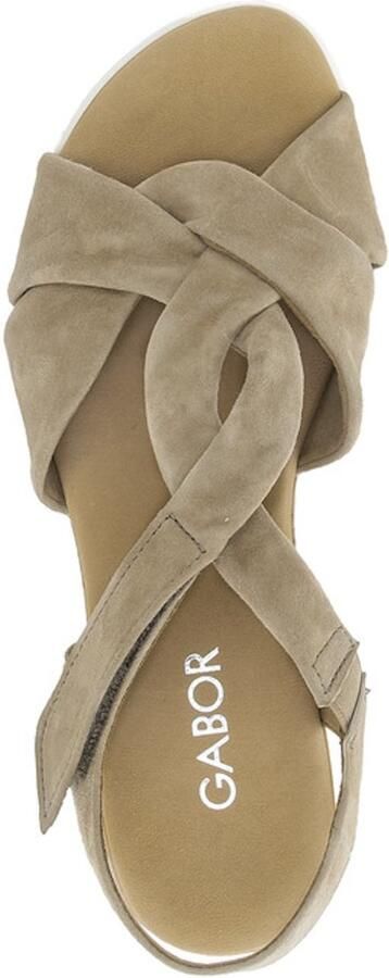 Gabor Sandaal 82.761.30 Sand Zand Wijdte H