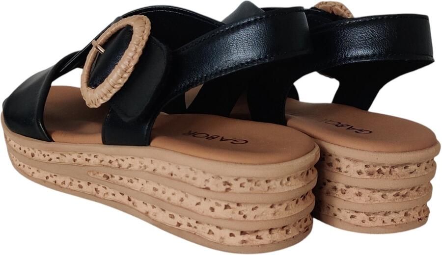Gabor Damen Sandalette in schwarz