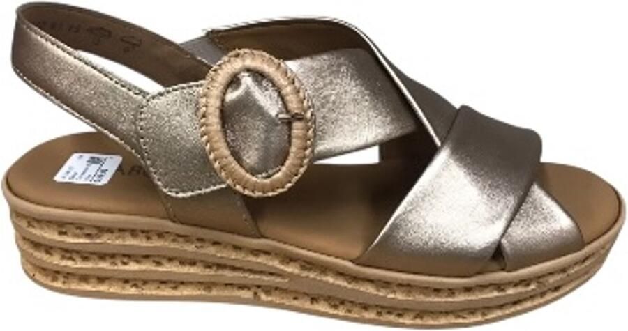 Gabor Best Fitting Sandaal Metallic Goud
