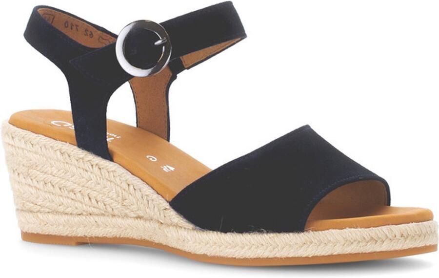 Gabor Wig sandalen voor dames in effen kleuren