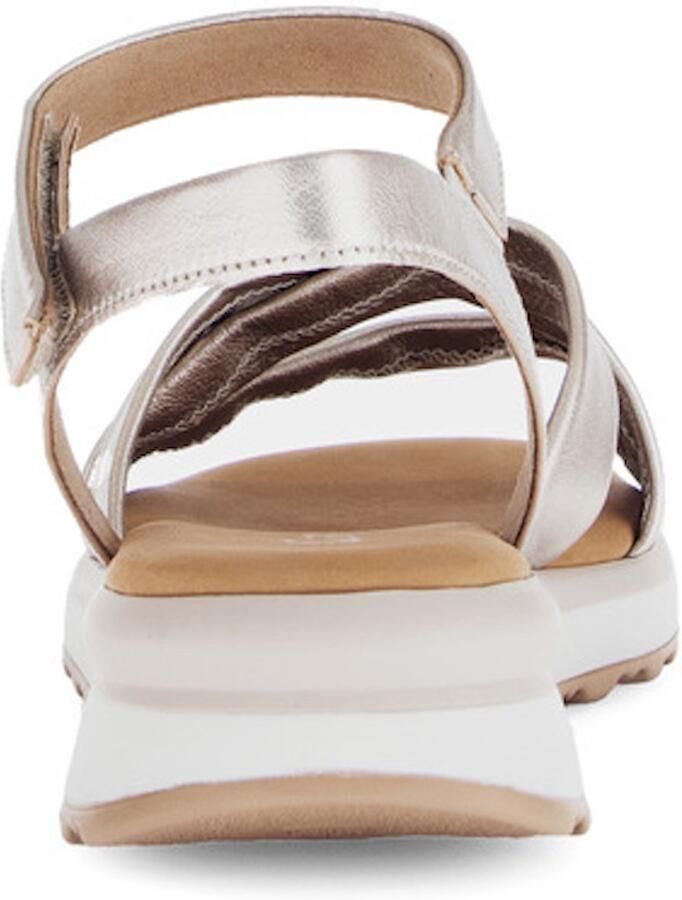 Gabor Sandalen Metallic goud Synthetisch