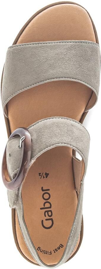 Gabor Damen Sandalette Genua in grau