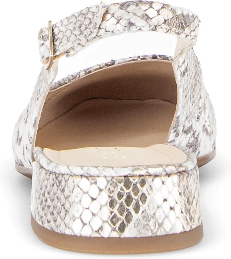 Gabor Sandaal Sling Beige Goud Snake