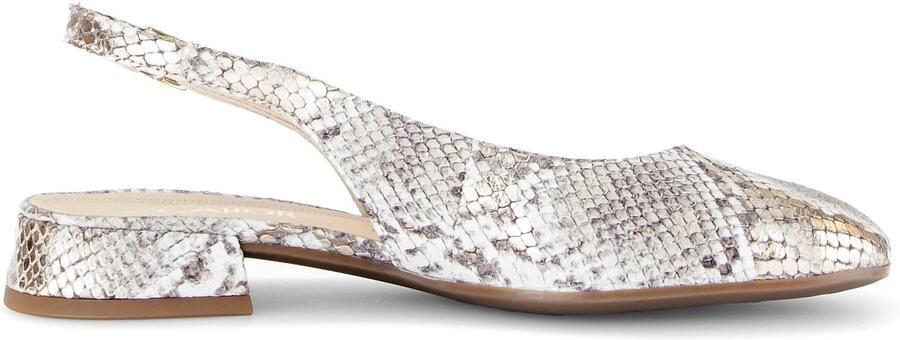 Gabor Sandaal Sling Beige Goud Snake