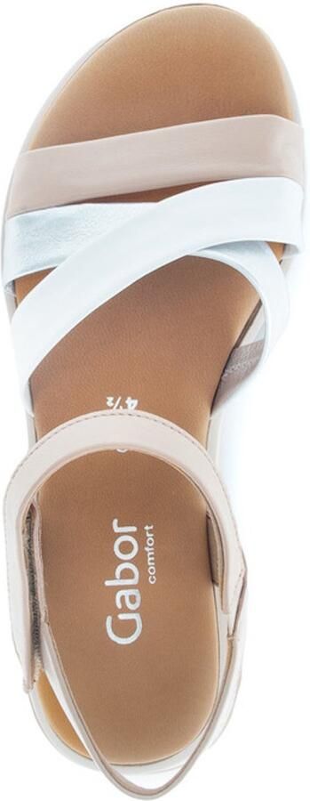 Gabor Sandaal Taupe Wit