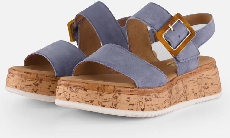 Gabor Plateausandaaltjes Rhodos sleehak zomerschoen in comfortabele schoenbreedte g (= breed) - Foto 3