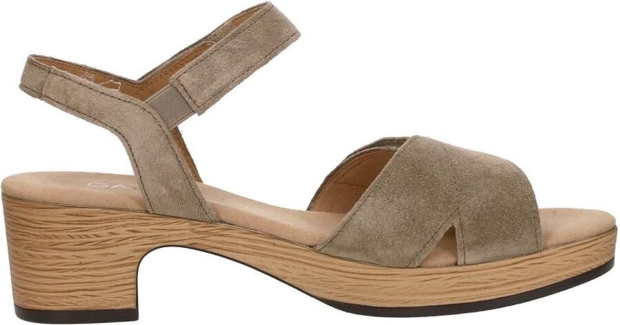 Gabor Sandalen Hak Sandalen Hak Taupe