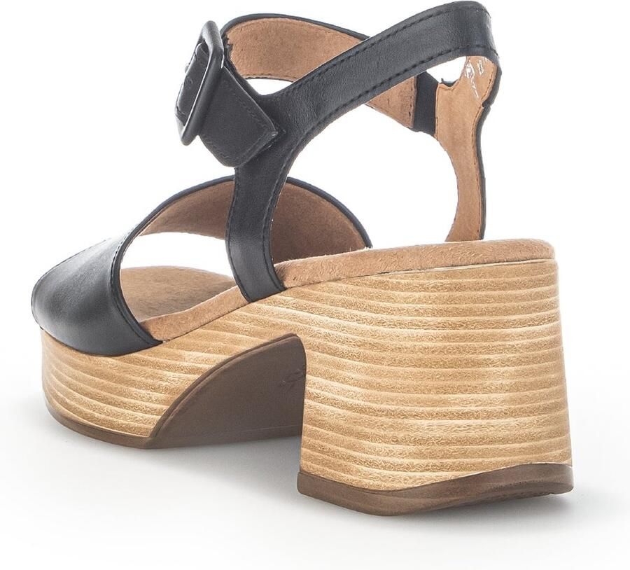 Gabor Verhoog je stijl met zwarte suède hoge hak sandalen Black Dames - Foto 2