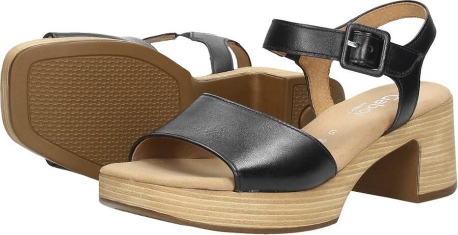 Gabor Verhoog je stijl met zwarte suède hoge hak sandalen Black Dames - Foto 14