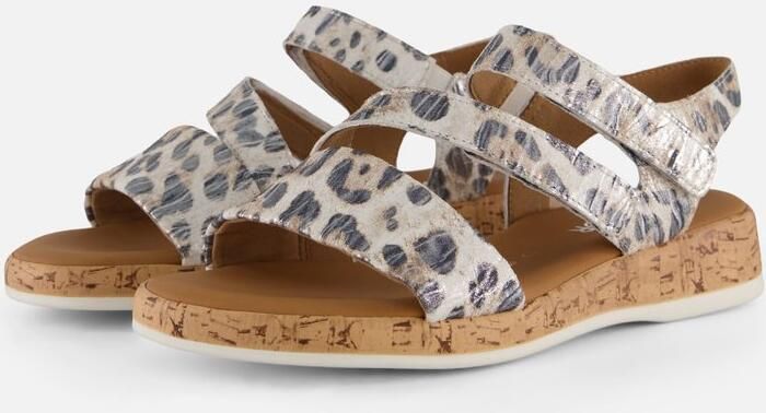 Gabor leren dames sandalen met luipaardprint - Foto 2
